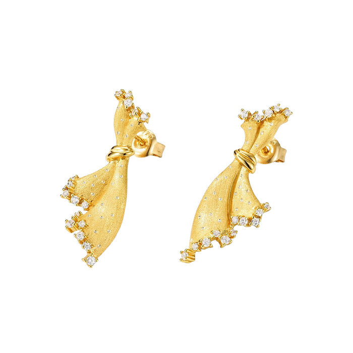 Chrysippus 14K Gold Butterfly Stud Earrings