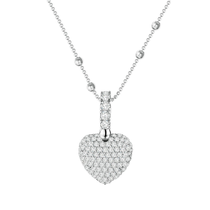 Cœur White Heart Necklace