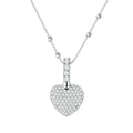 Cœur White Heart Necklace