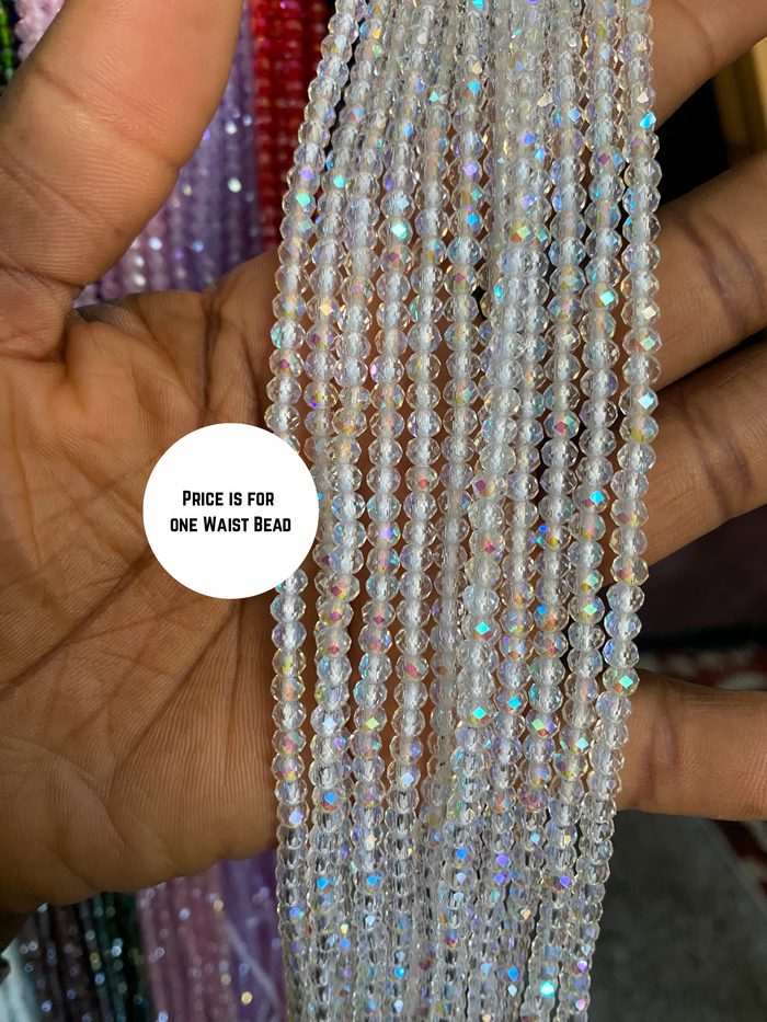 Clear with shiny finish