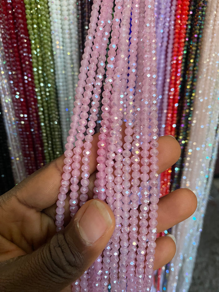 Crystal WaistBeads -Waist Beads – Variety of Styles – African Waist Jewelry – Tie-On (45”) – Add to Cart, Buy Now – Price Per 1 Waist Bead