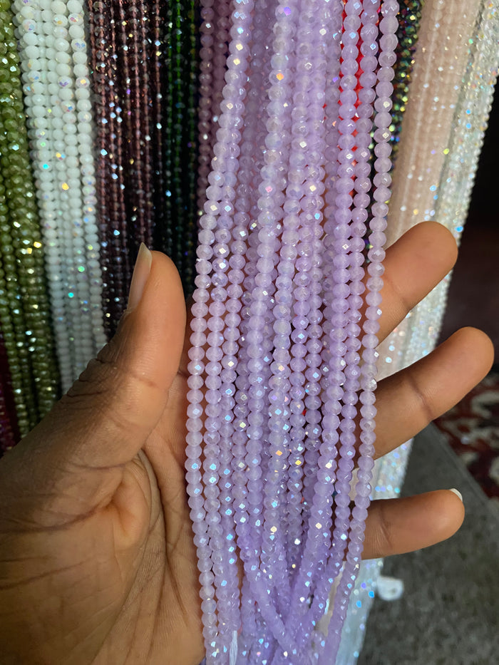 Crystal WaistBeads -Waist Beads – Variety of Styles – African Waist Jewelry – Tie-On (45”) – Add to Cart, Buy Now – Price Per 1 Waist Bead