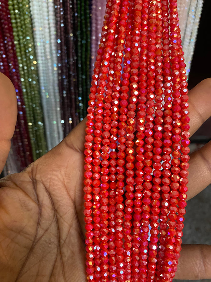 Crystal WaistBeads -Waist Beads – Variety of Styles – African Waist Jewelry – Tie-On (45”) – Add to Cart, Buy Now – Price Per 1 Waist Bead