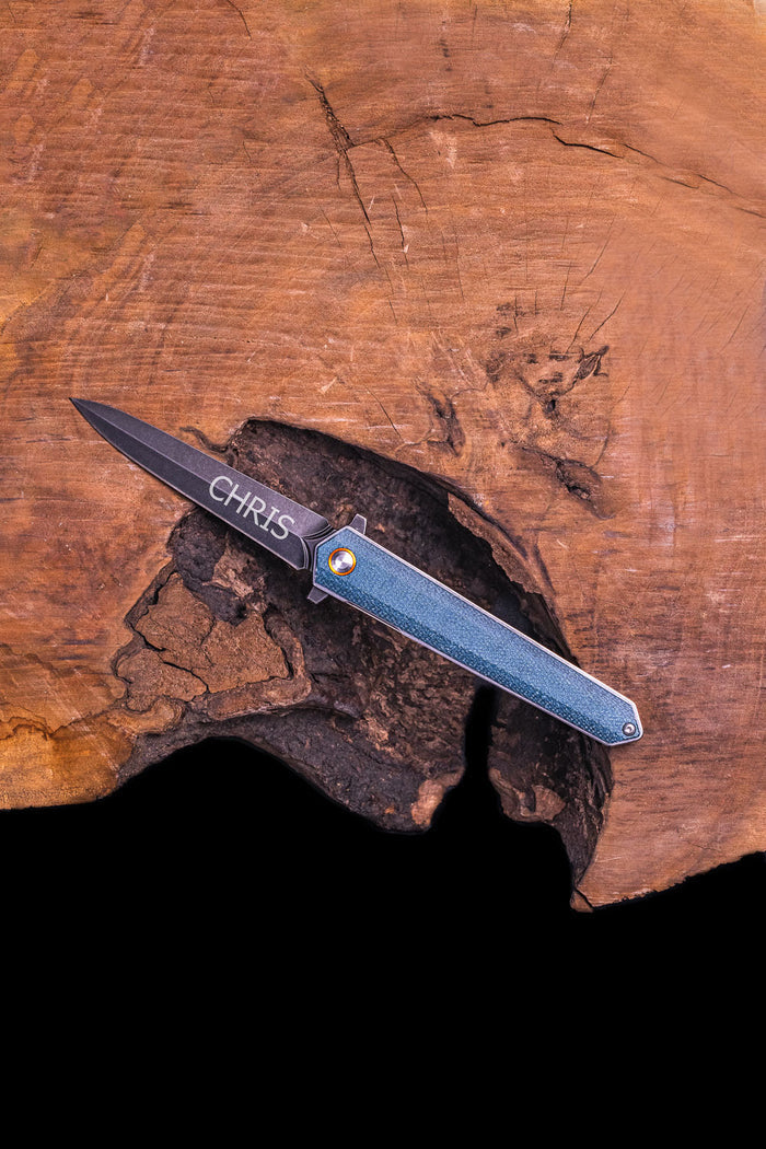CUSTOM ENGRAVED BLUE POINT KNIFE-4