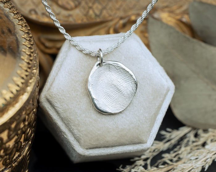 CUSTOMIZED FINGERPRINT CHARM-Staghead Designs