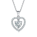 Cybèle White Heart Necklace