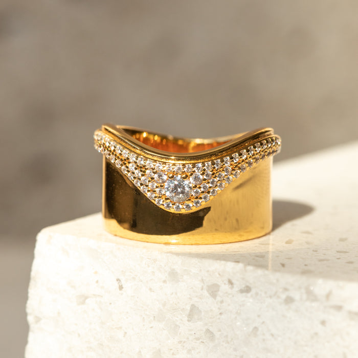 CZ Cigar Ring