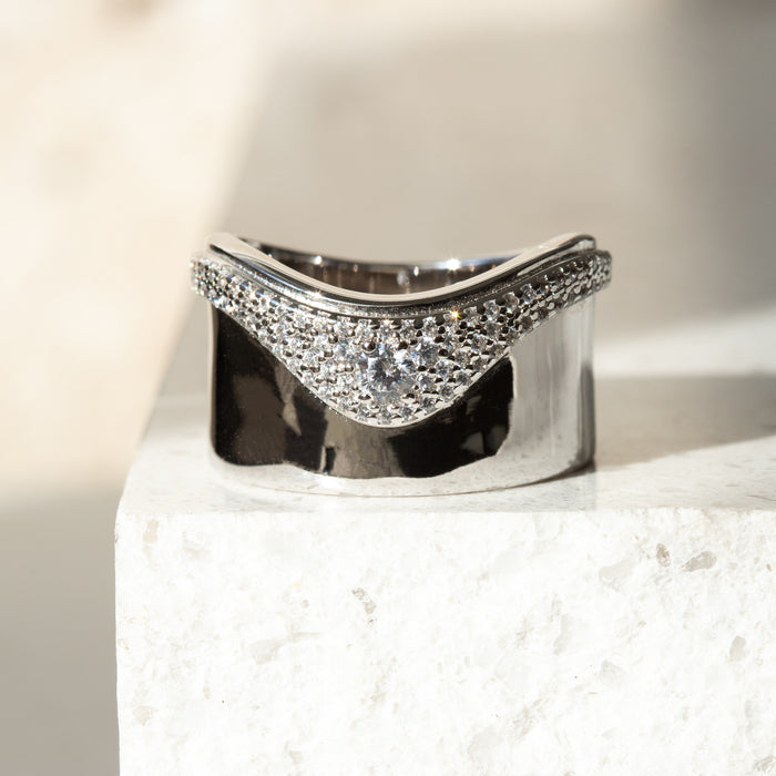 CZ Cigar Ring