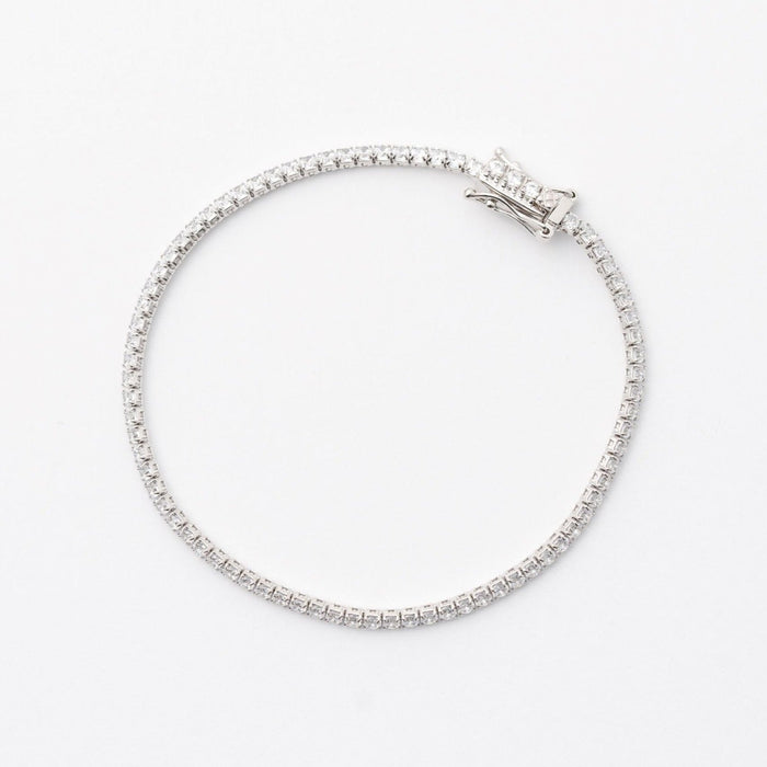 CZ White Stone Tennis Bracelet