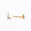 Dainty Cluster Stud Earring
