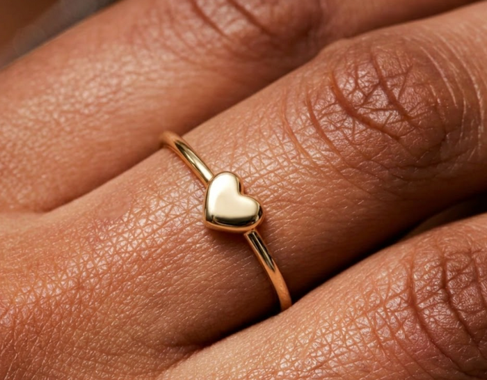 Dainty Heart Ring