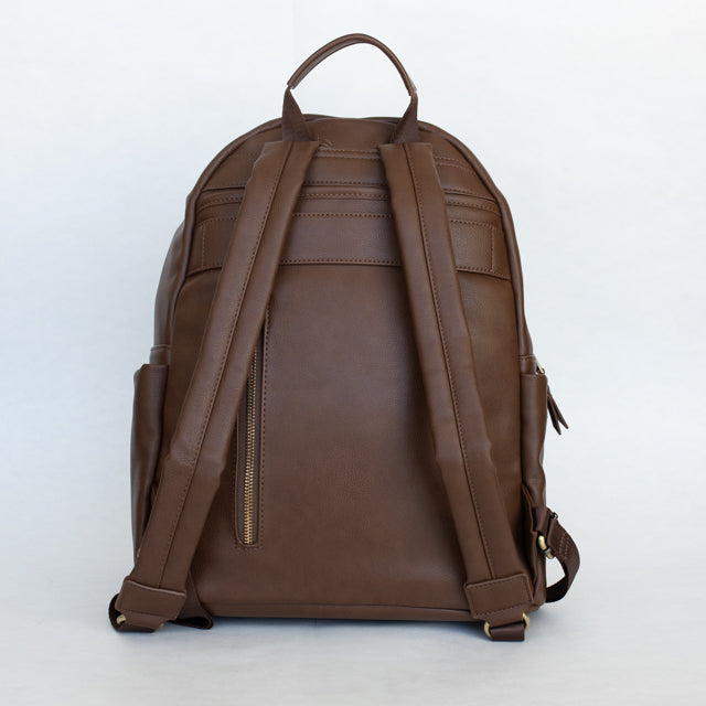 Dakota Backpack | Mocha Work or School Laptop Bag