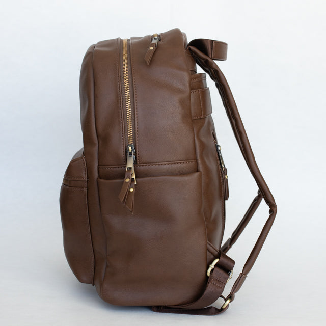 Dakota Backpack | Mocha Work or School Laptop Bag