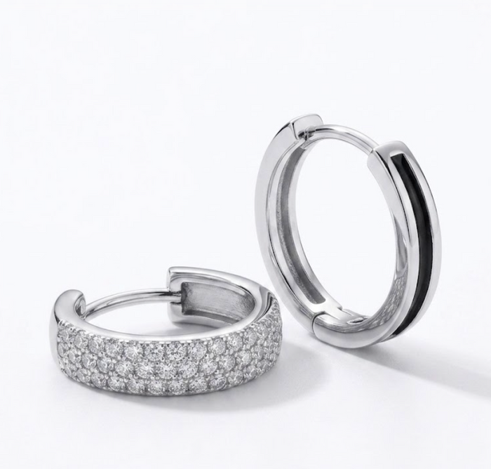 Dawn Gemstone Hoop Earrings