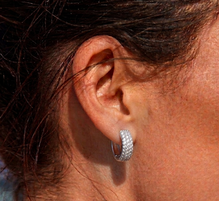 Dawn Gemstone Hoop Earrings