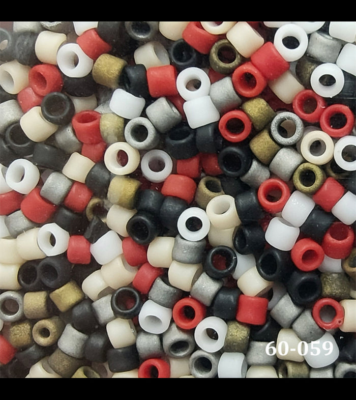 Delica beads, Toho Delica beads, Beads for jewelry making, 15 grams