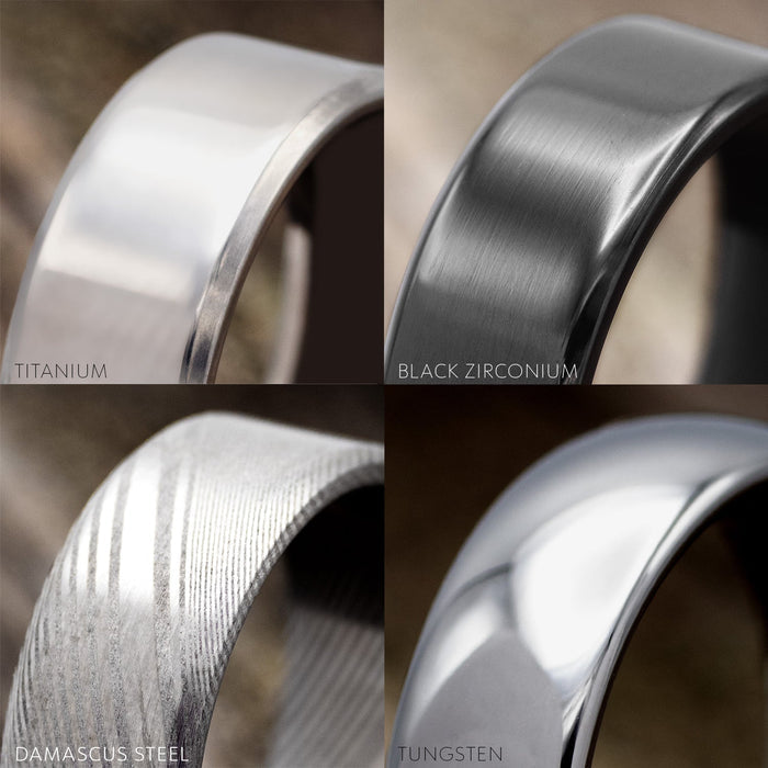 DOMED PROFILE WEDDING BAND-7