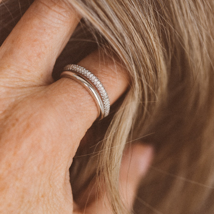 Double Pave Stacking Set