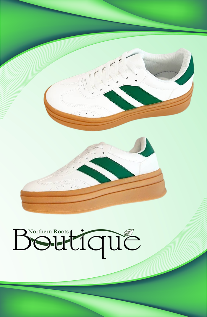 Double Strap Design Platform Sneakers
