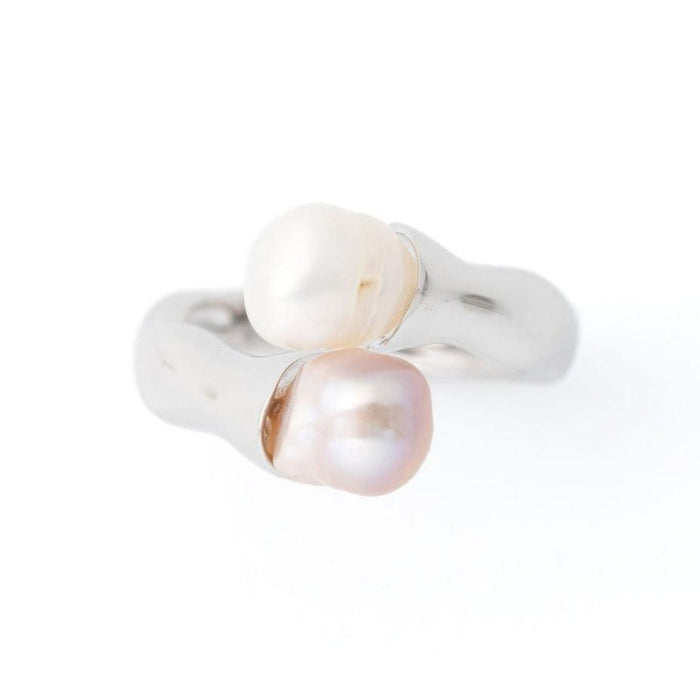 Duo Pearl Ring