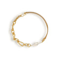 Elisa 18K Gold Asymmetric Baroque Pearl Necklace