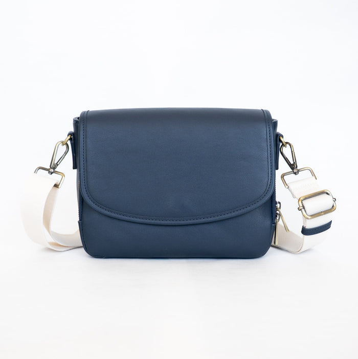 Ellie Crossbody | Vegan Leather Bag | Navy
