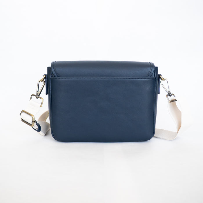 Ellie Crossbody | Vegan Leather Bag | Navy