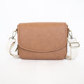 Ellie Crossbody | Vegan Leather Bag | Saddle