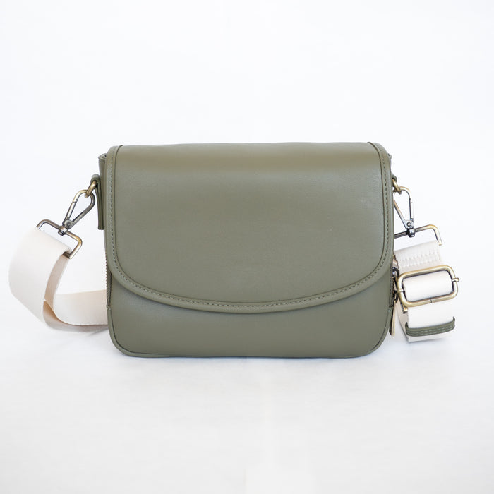 Ellie Crossbody | Vegan Leather | Matcha
