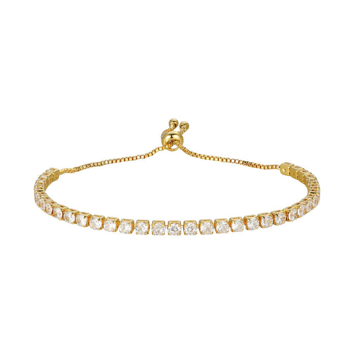 Elswind 14K Gold Small Square Bracelet