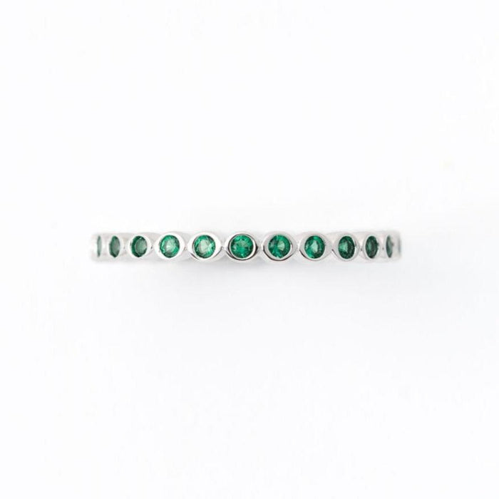 Emerald Bezel Ring