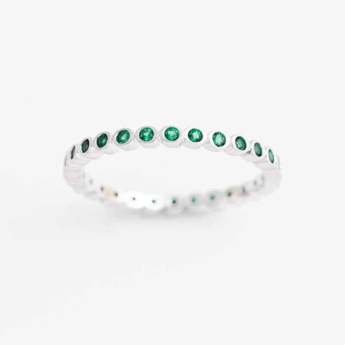 Emerald Bezel Ring