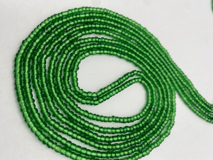 Emerald Green Waist Bead | Tie On | 45”-50”