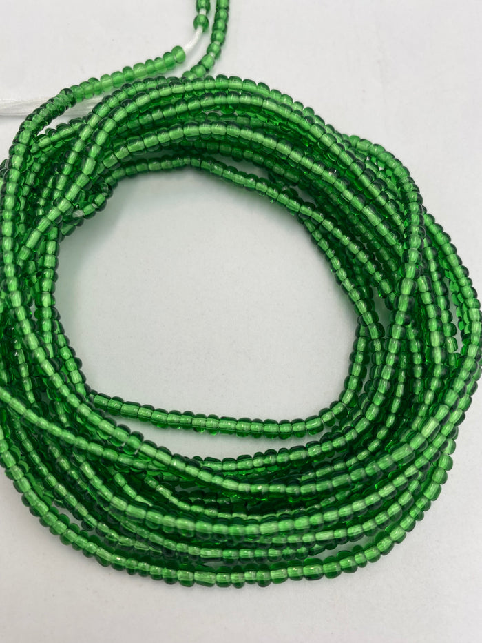 Emerald Green Waist Bead | Tie On | 45”-50”