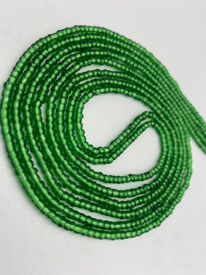 Emerald Green Waist Bead | Tie On | 45”-50”