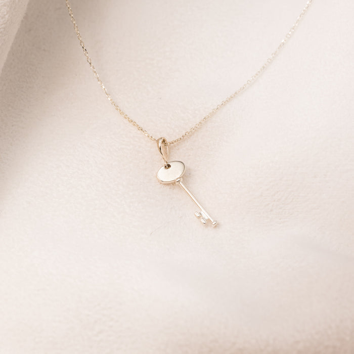 ENGRAVABLE KEY NECKLACE-2