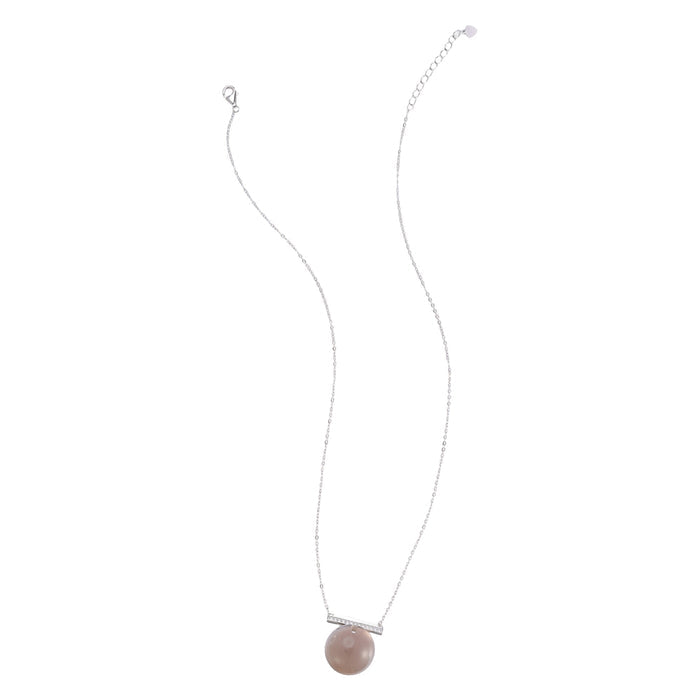 Erswind Spherical Smoky Quartz Necklace