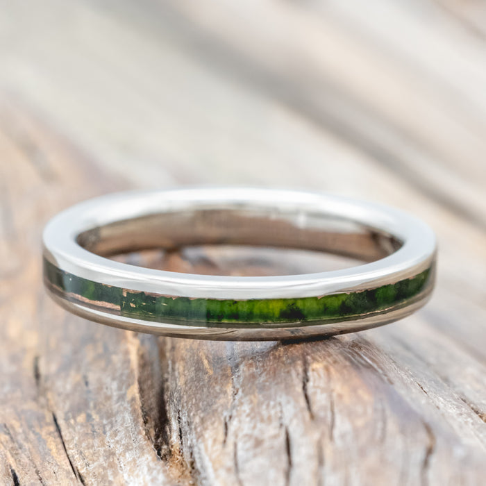 "ETERNA" - MOSSY PATINA COPPER STACKING BAND-Staghead Designs