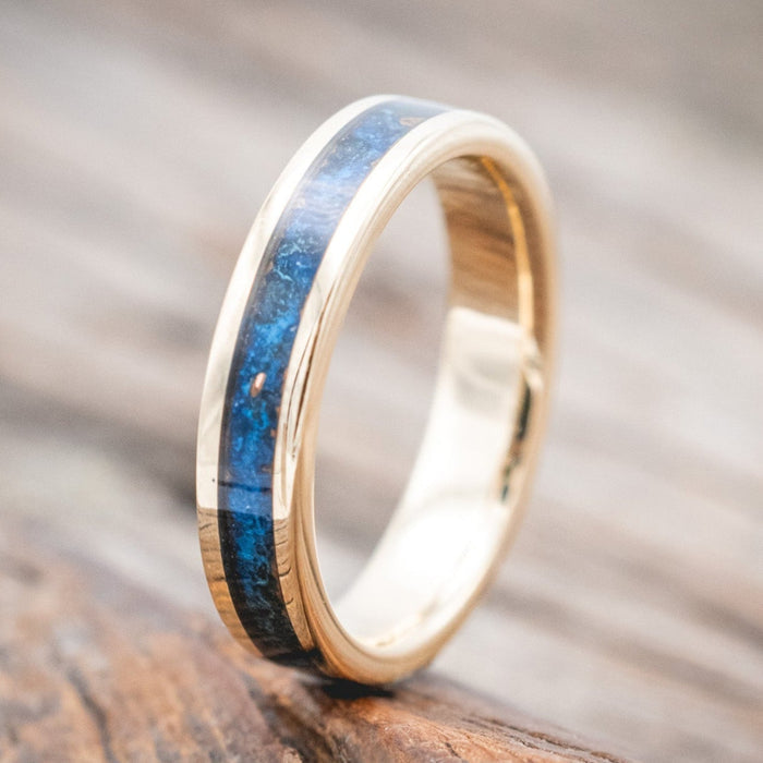 "PERENNA" - PATINA COPPER STACKING BAND-Staghead Designs