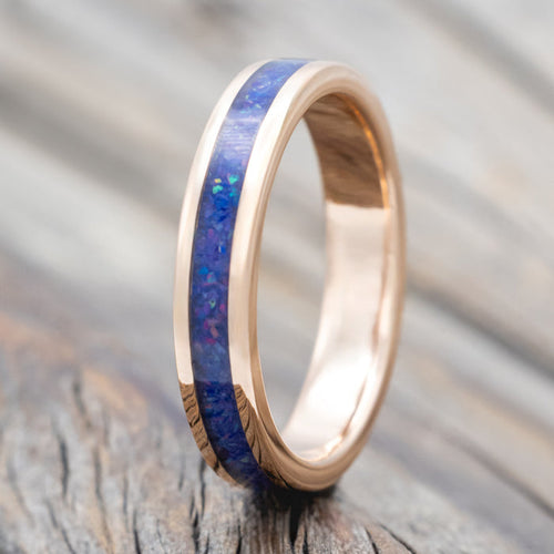 "Eterna" - Starburst Opal Stacking Band-Staghead Designs