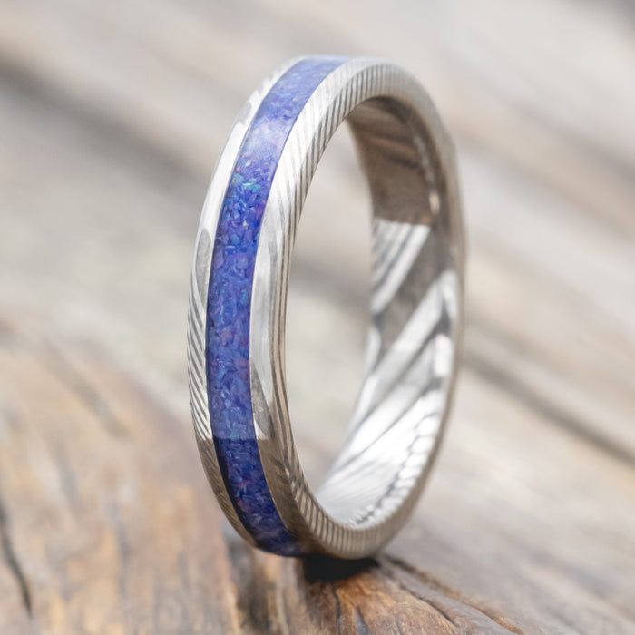 "Eterna" - Starburst Opal Stacking Band-Staghead Designs