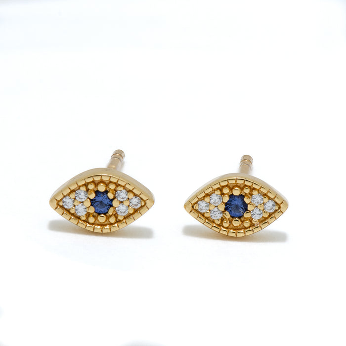 Evil Eye Stud Earrings