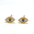Evil Eye Stud Earrings