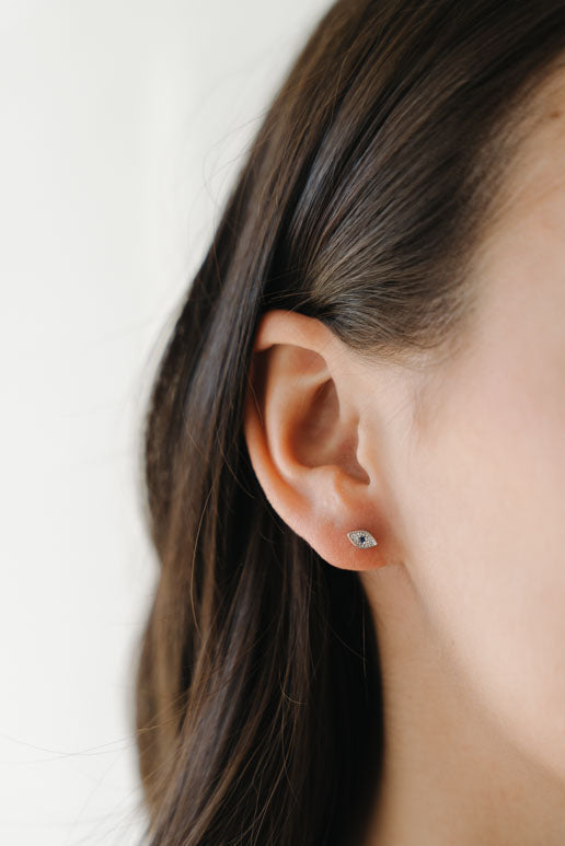 Evil Eye Stud Earrings