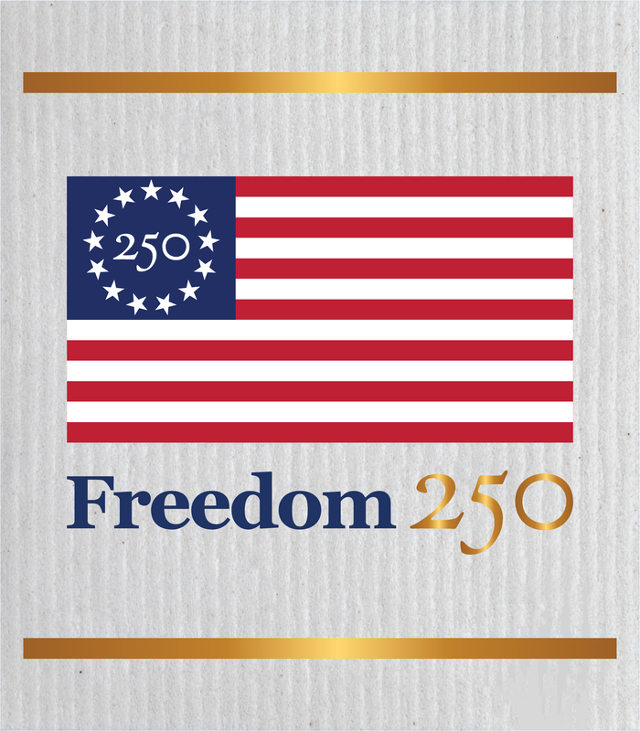 F250 Freedom Logo Wet-it Freedom 250™ Swedish Dishcloth