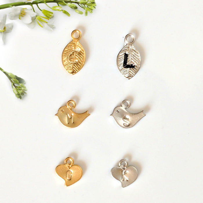 Family Necklace, Flying Momma Bird with Baby Birds and Birthstones