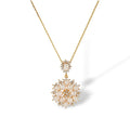 Fébria 18K Gold Pearl Floral Necklace