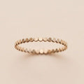FLAT BEADED RING