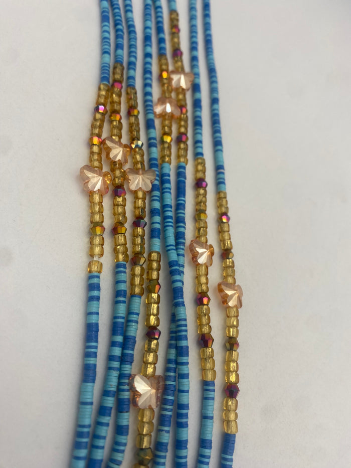 Flat disc | Vinyl waistbeads | Clay Beads | Wholesale Vinyl Waist Beads- African Waistbeads for resale