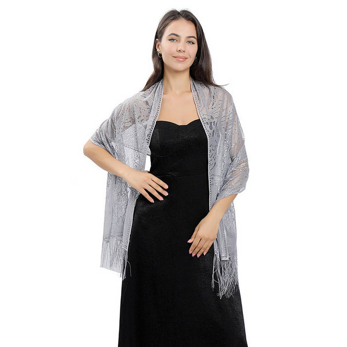 Flower Lace Shawl